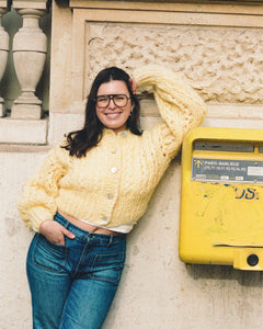 MAMMA CARDIGAN Butter Yellow