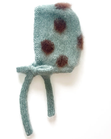 BONBON BONNET Polka Dots - Light Blue